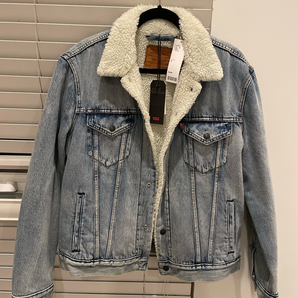 Levi’s sherpa denim jacket